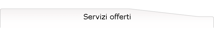 Servizi offerti